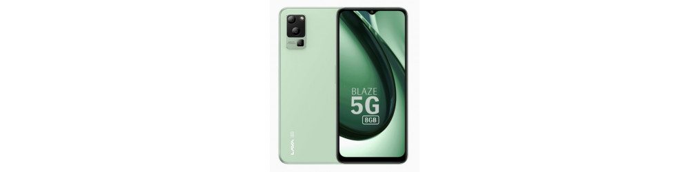 Mobile : LAVA BLAZE 5G Glass Green Rs.10449 to Rs.10999